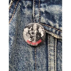 Three Stooges Pinback Vintage Button Badge Pin Old Hollywood Comedy #023